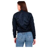 ALPHA INDUSTRIES MA-1 VF LW Wmn Chaqueta, Rep Blue/Gold, XS para Mujer