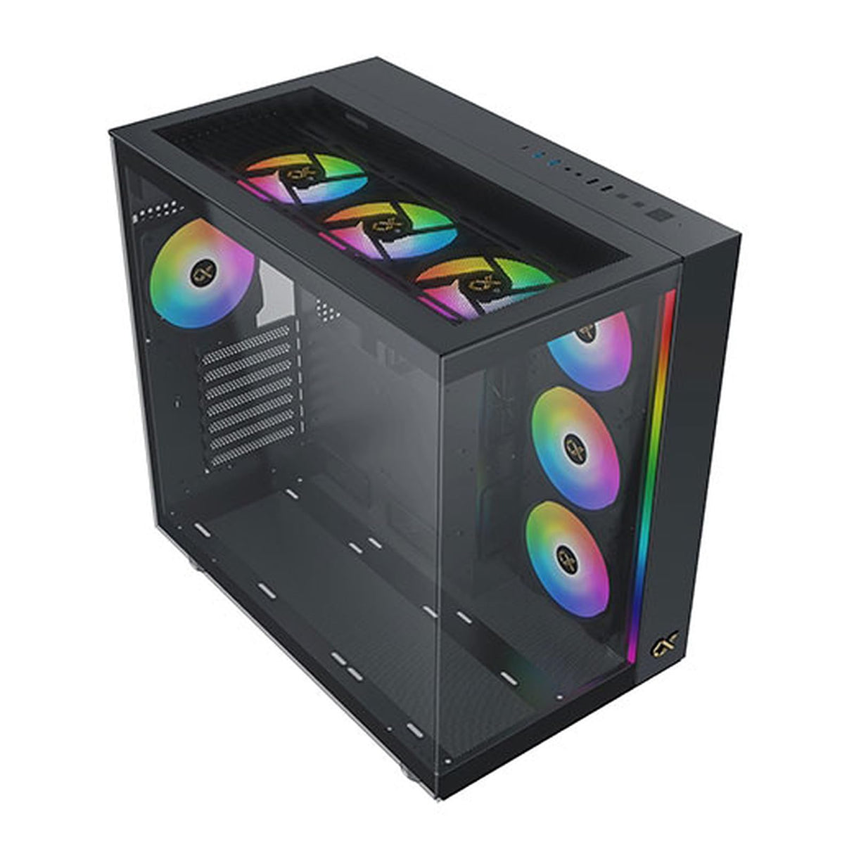 Carcasa para PC Aqua Ultra Air (Negro) - Cubo E-ATX
