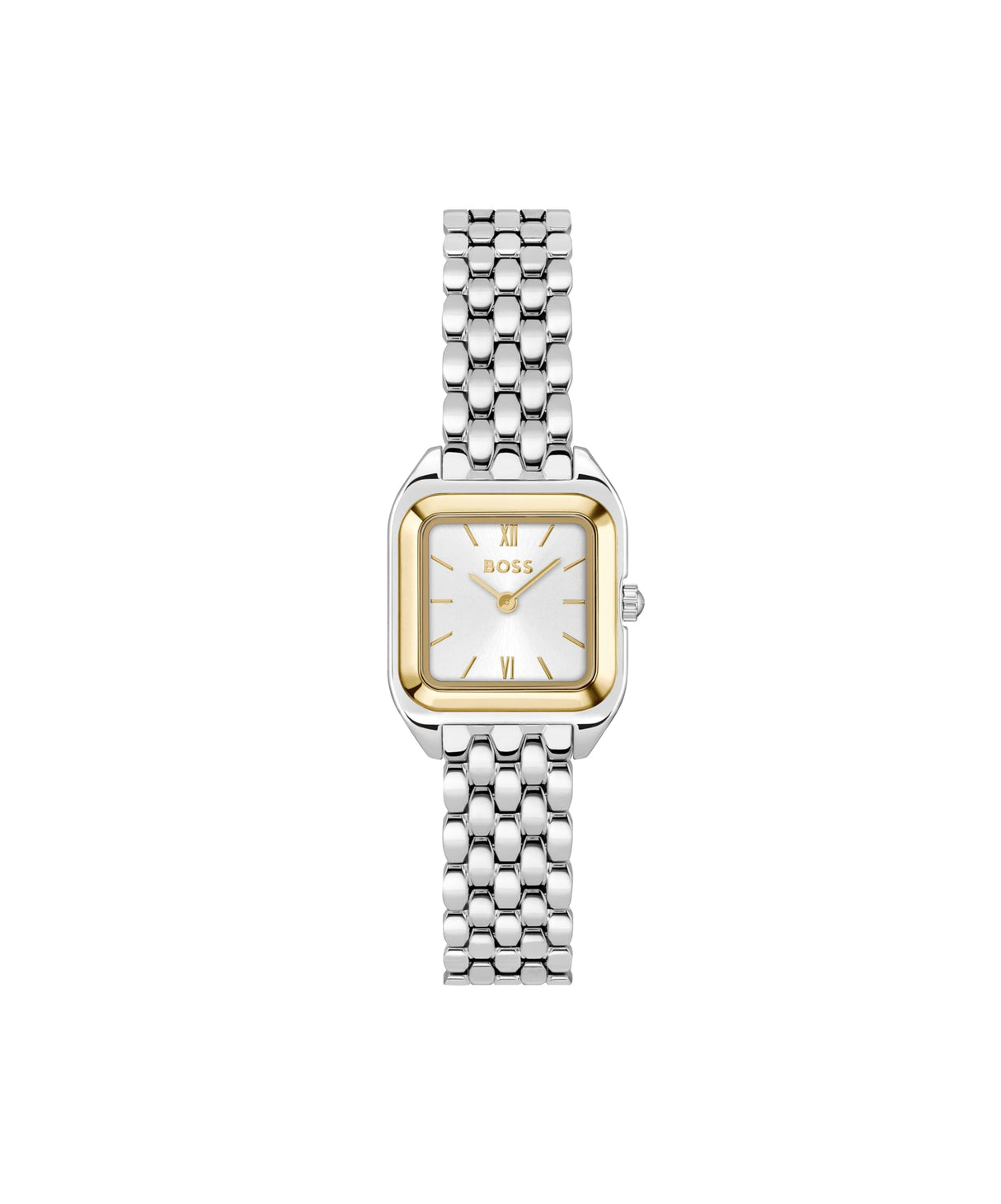 BOSS Reloj De Movimiento De Cuarzo De Dos Manecillas para Mujer Colección MAE Petite con Correa de Acero Inoxidable Plateada - 1502821