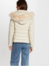 Morgan 242-gkidia Chaqueta de Plumas, Marfil, 42 para Mujer