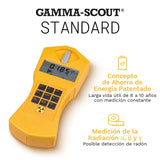 GAMMA-SCOUT Standard | Contador Geiger para radiactividad - dispositivo de medición profesional para radiación alfa, beta y gamma - uso como dosímetro personal - incluye interfaz USB y software de evaluación.