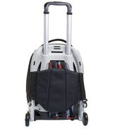 Seven Mochila con Ruedas TROLLEY NEW TECH WORLD, Negro - Mochila 3 en 1, Mochila Escolar con Carro - Bolso Escolar Niños, Niñas, Adolescentes - Bolsillo Frontal con Cremallera