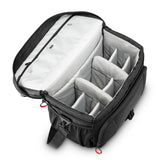 Hama Phoenix 200 - Funda para cámara fotográfica, Color Negro, Rojo, Moderno