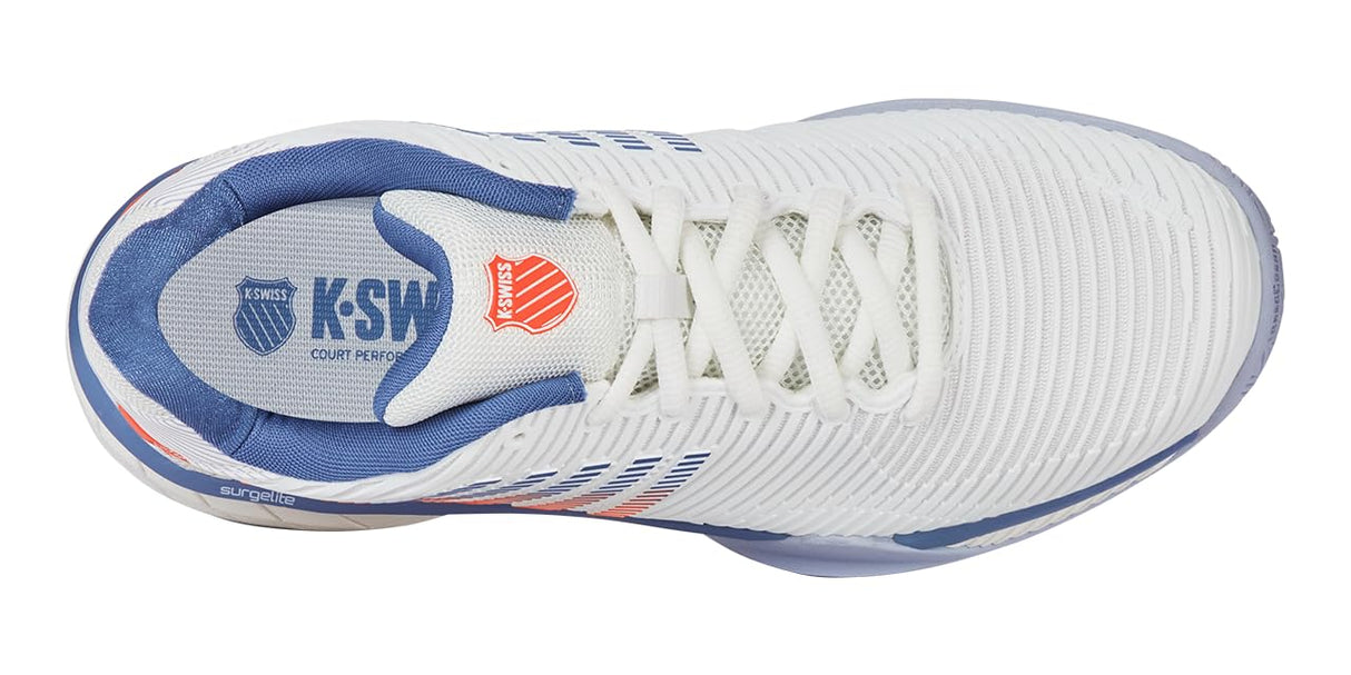 K-Swiss Hypercourt Express 2, Tenis Shoe Hombre, White Infnty Scrltibis, 45 EU
