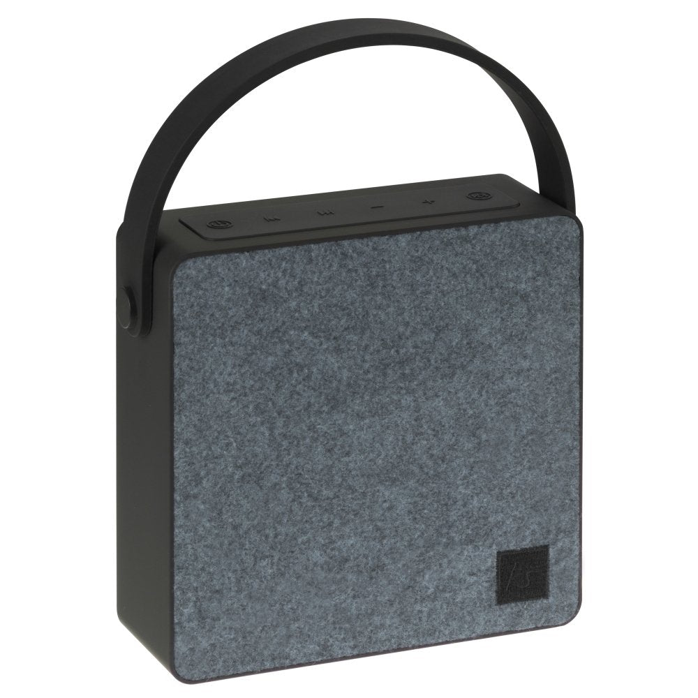 KitSound Flair - Altavoz portátil Universal Recargable con Bluetooth y Cable Auxiliar de 3,5 mm Azul