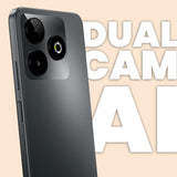 SPC Discovery 3 SE – Smartphone 6,8” HD+ | 64GB Memoria Interna y 4GB RAM | 13MP Dual CAM AI | NFC y biometría | Android 14 | Batería 5000mAh – Color Dark Matter