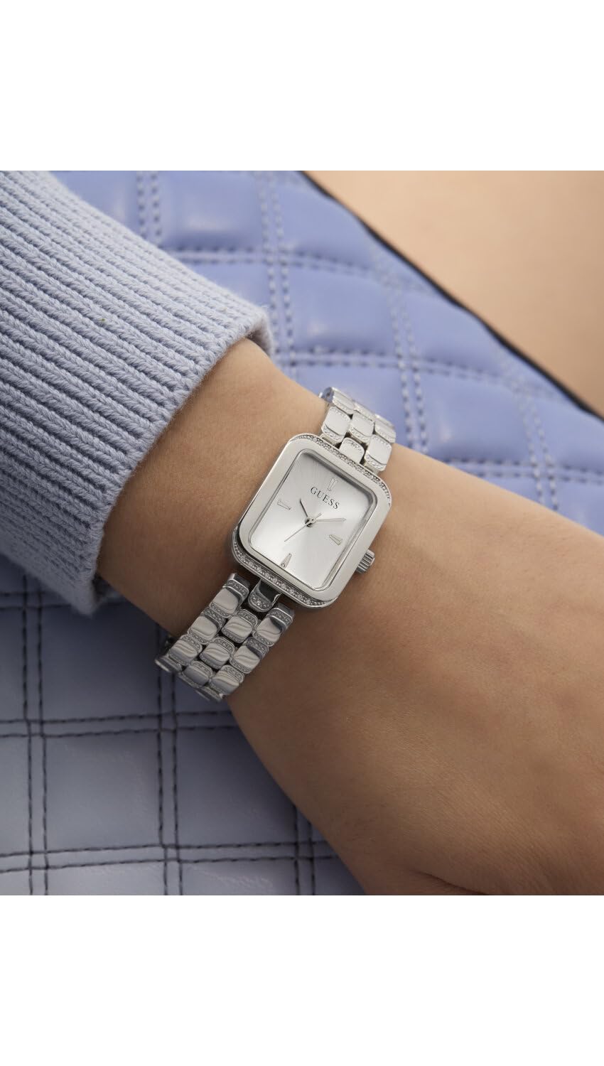 GUESS Watch GW0865L1, Plata, Pulsera