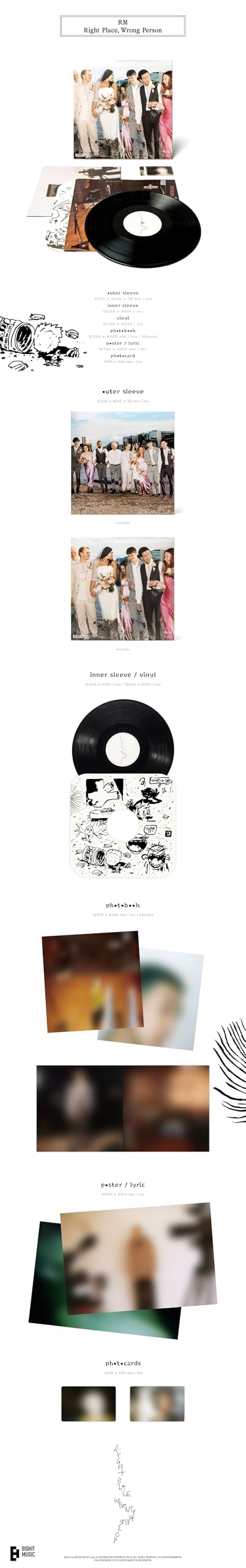 Right Place, Wrong Person - Vinilo