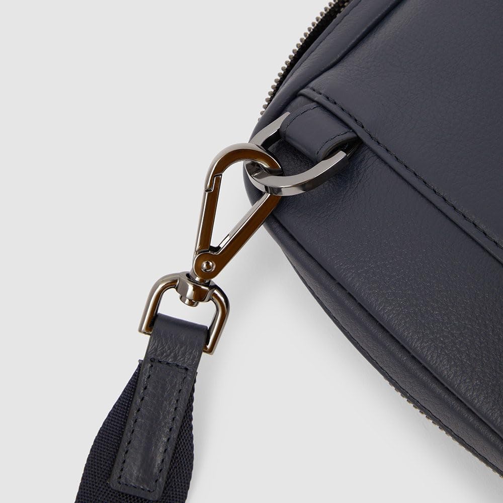 PIQUADRO Modus, Funda de Piel para iPad Mini Hombres, Turquesa, OneSize