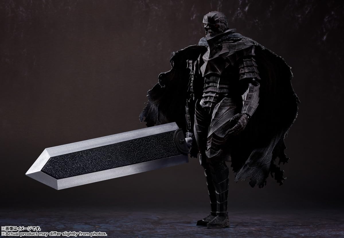 TAMASHII NATIONS S.H. Figuarts Berserk Guts (Armadura Berserk) - Apasionado - Aprox. 160 mm, ABS, PVC y Tela, Figura de acción prepintada