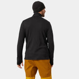Helly Hansen Mens Lifa Merino Midlayer, Negro, L