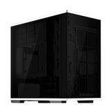 Silverstone SST-LD01B Lucid Serie Mini Tower Micro ATX - Caja para Ordenador (3 Paneles Laterales de Cristal Templado)