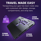 Turtle Beach Victrix Pro KO Leverless All Button Fight Stick, Officially Licensed for Xbox Series X|S, Xbox One, Windows 10/11 PC, Customizable eSports Tournament Ready Controller, Gray