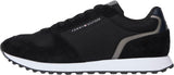 Tommy Hilfiger Runner Sneaker Hombre New Eva Mix Calzado Deportivo, Negro (Black), 42