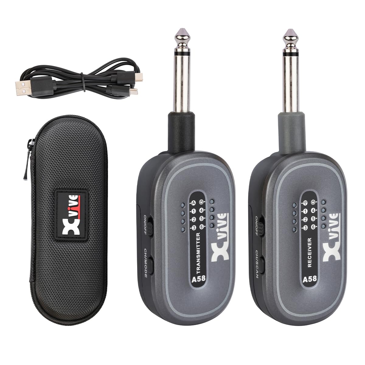 Xvive A58 Sistema INALÁMBRICO Guitarra 5G