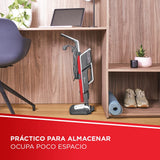 Polti Vaporetto SV650 Style, Escoba a Vapor con Limpiador Portátil Integrado, Potencia Máxima 1500 W, 19 Accesorios, Filtro Antical, Autonomía Ilimitada, Parking Vertical, Rojo y Blanco