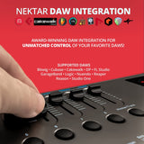 Nektar Impact LX61+ - teclado controlador MIDI USB con integración DAW