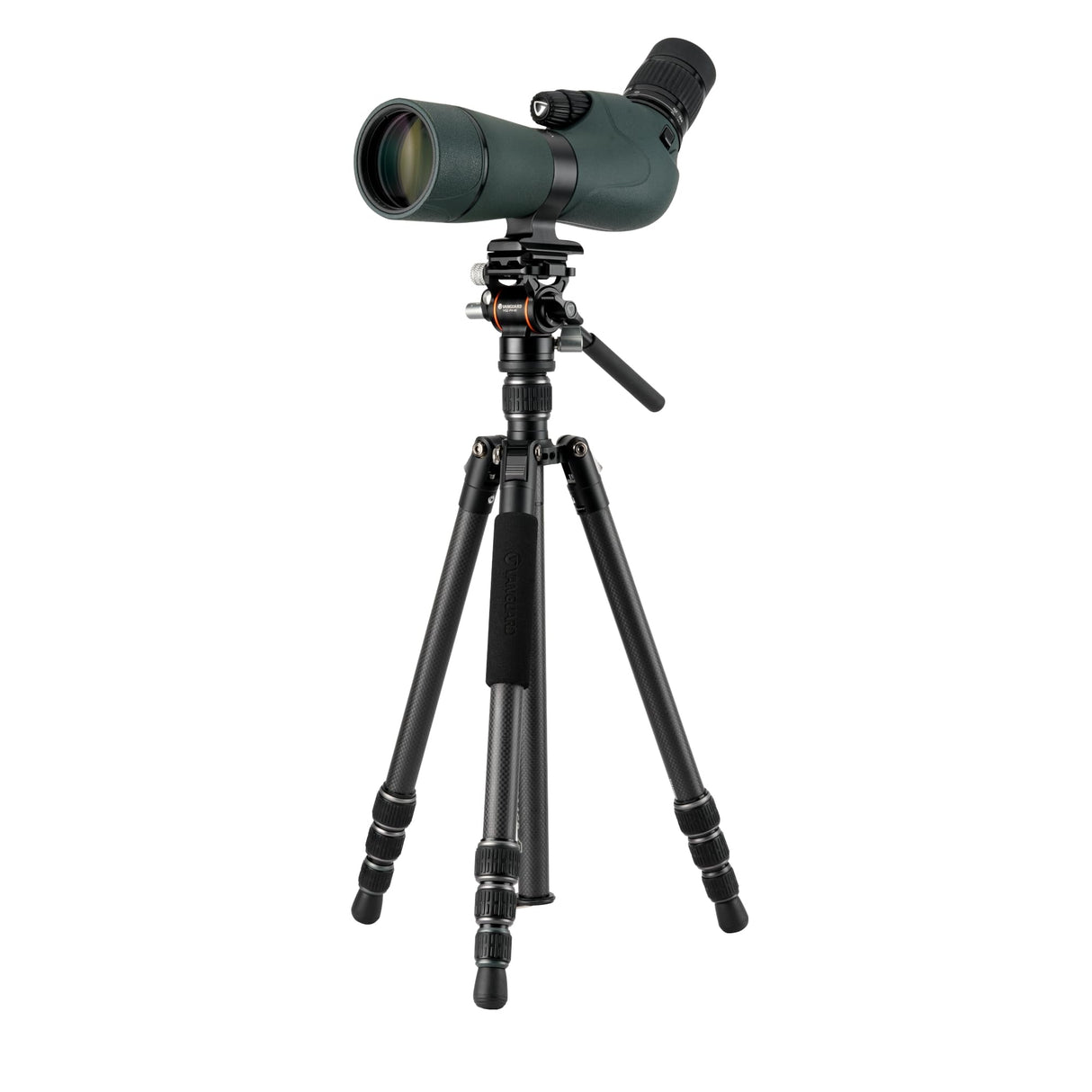 Vanguard Vesta GO 234CV10 - Trípode de Viaje de Carbono, rótula de vídeo
