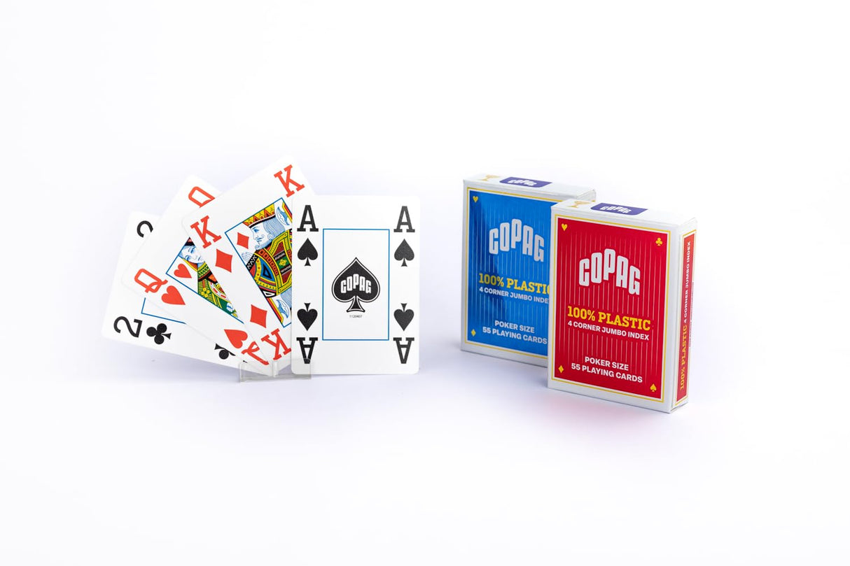 Copag Poker Set 300 fichas y 2 Barajas 100% Plástico Calidad Casino
