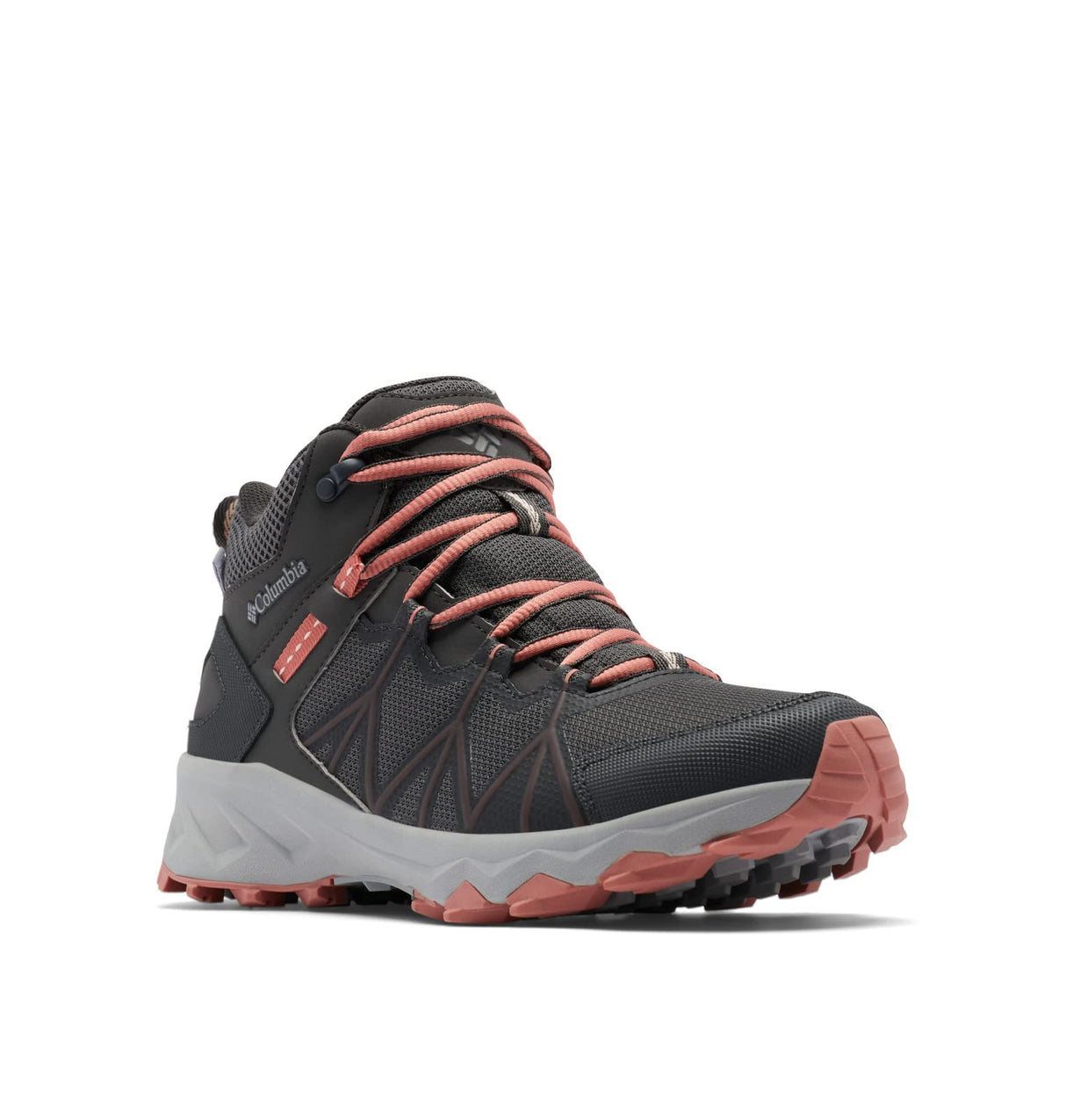 Columbia Peakfreak 2 Mid Outdry, Botas Montaña De Senderismo Y Trekking, Mujer, Gris (Dark Grey/Dark Coral 2024), 36.5 EU