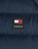 Tommy Jeans TJM Hooded LT Down Jacket EXT DM0DM17882 Chaquetas Acolchadas de Plumas, Azul (Dark Night Navy), XL para Hombre