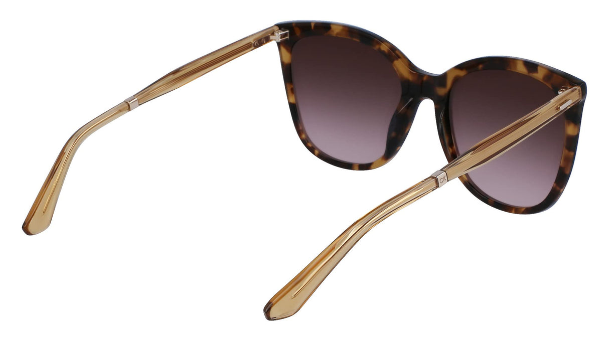 Calvin Klein Women's Sunglasses CK23500S - Brown Havana with Gradient Brown Lens