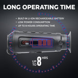 AGM Global Vision Monocular térmico Taipan TM15-256 monocular de Imagen térmica para Caza 256 x 192 (50 Hz), monocular para Adultos de Alta Potencia, cámara térmica táctica, visión de Calor,