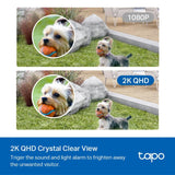 Tapo C420S1 – Cámara de vigilancia Wi-Fi para Exteriores inalámbrica con batería Recargable, resolución 2K, visión Nocturna, Audio bidireccional, IP65 a Prueba de Agua