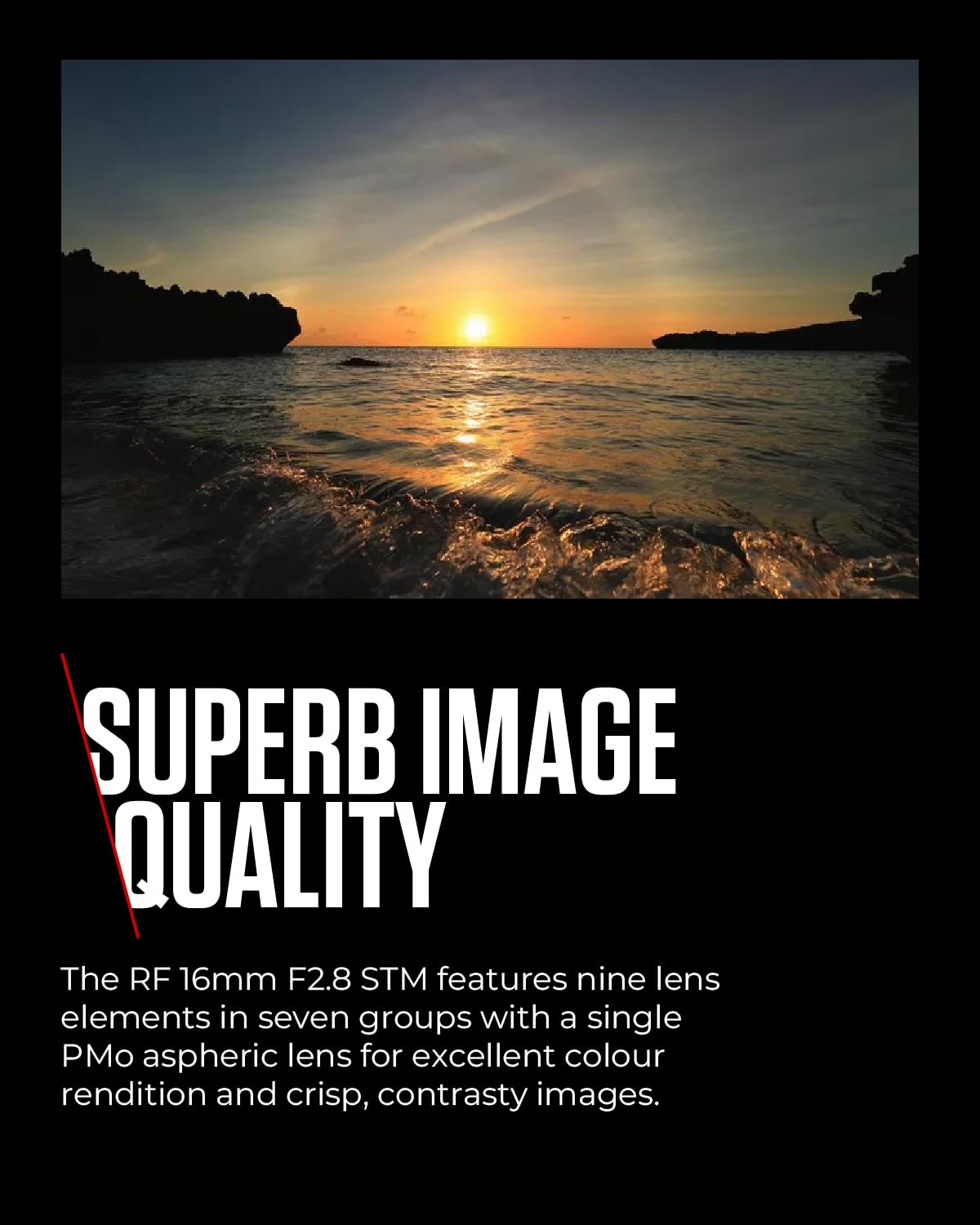 Canon Objetivo RF 16mm F2.8 STM - Lente Ultra Gran Angular, para Fotografía de Viajes y Videoblogs, Enfoque STM Silencioso | Compatible Sistema EOS R