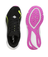 PUMA Electrify Nitro 4 WN, Zapatillas para Correr de Carretera Mujer, Black-Yellow Alert, 37.5 EU