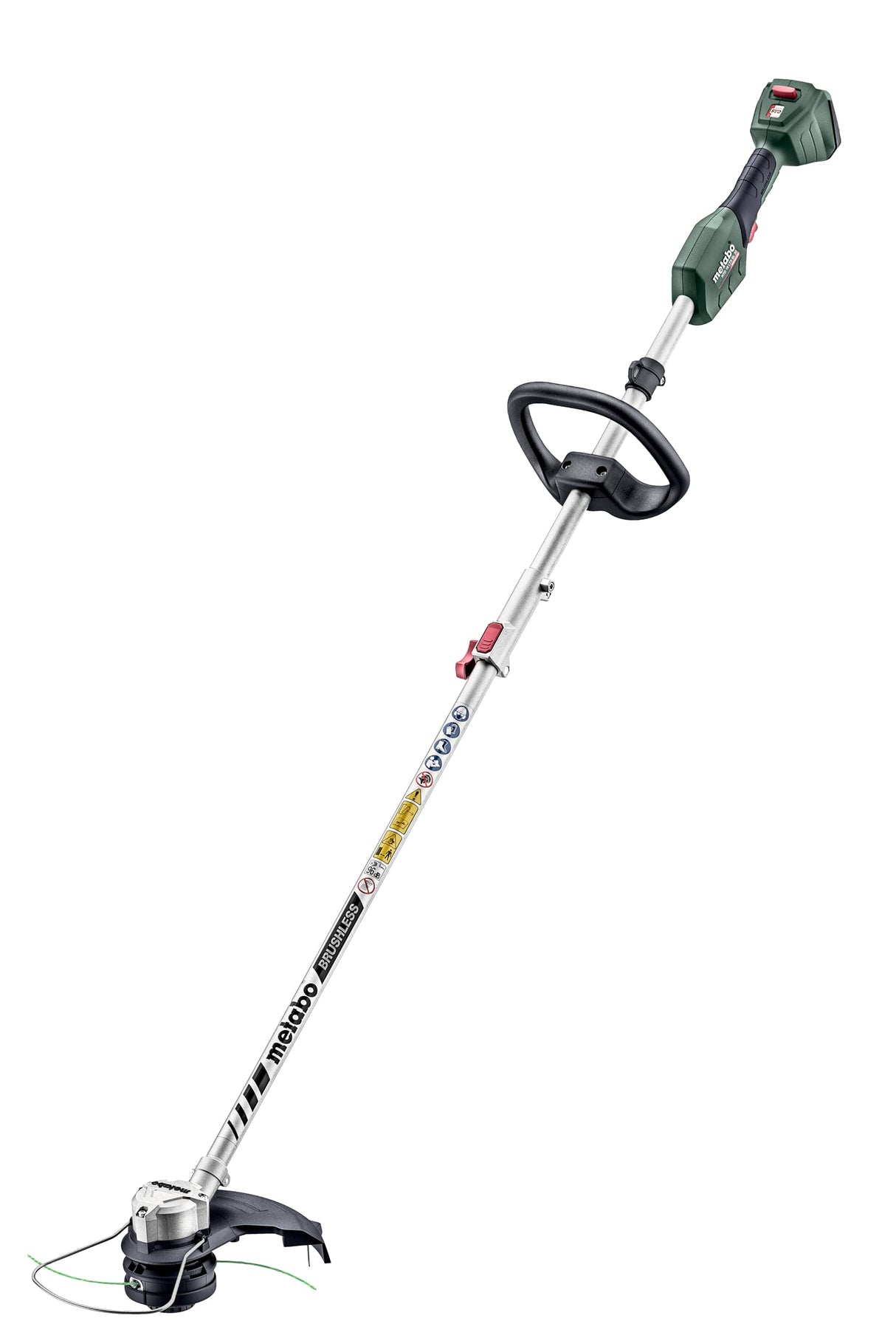 Metabo Recortadora Eléctrica de Césped a Batería 18V Ligera y Compacta con Motor Brushless y Cambio Rápido de Hilo