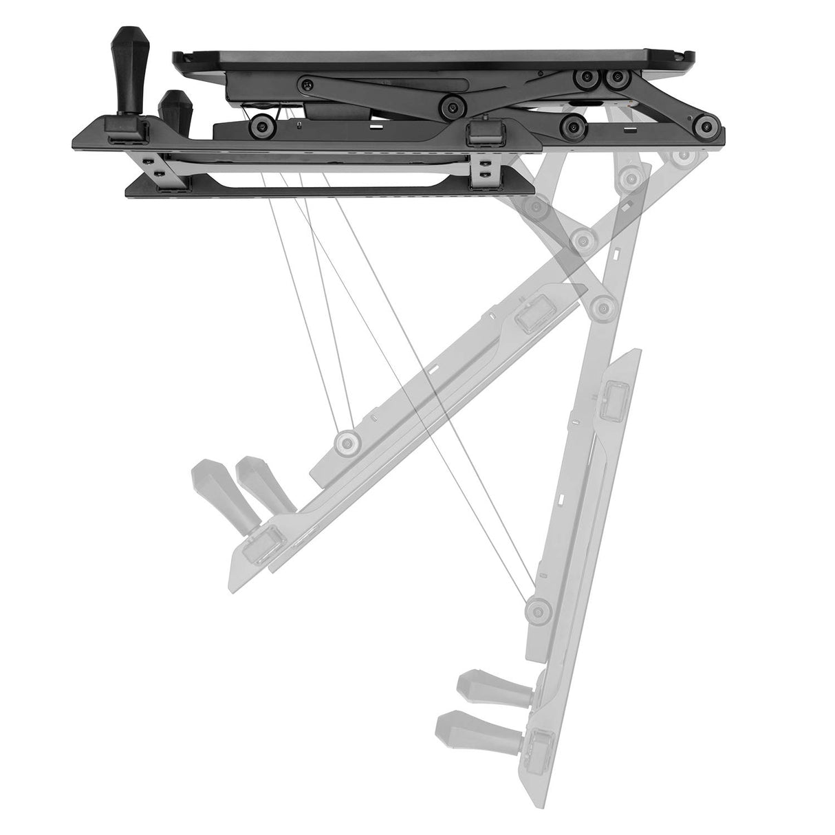 Soporte de TV para Techo Eléctrico Paredes Inclinadas Control Remoto Pantalla 32-70" Carga 35 kg MAX VESA 600x400