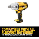 DEWALT DCF897NT-XJ - Llave Impacto sin escobillas XR 18V 3/4" sin cargador/batería