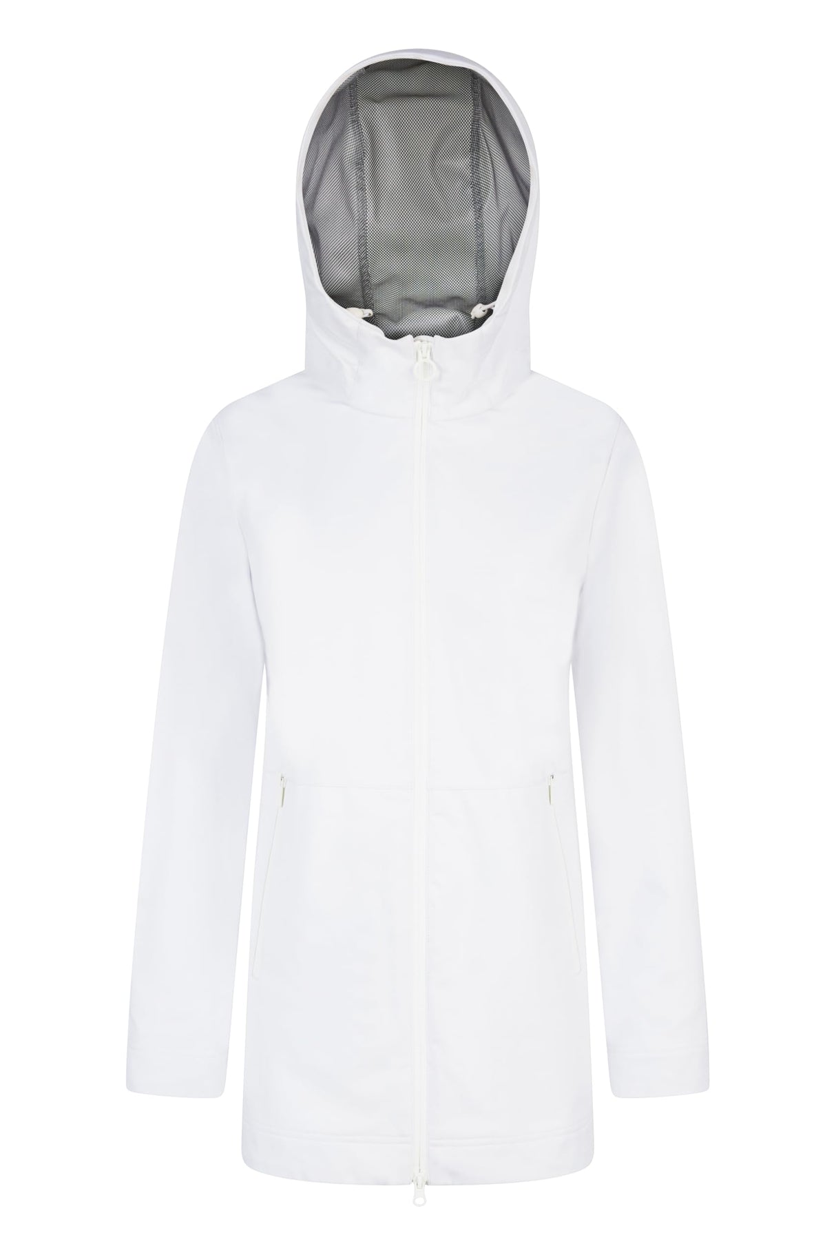 Geox W Spherica Parka 1 Chaqueta, Hochweiß, 44 para Mujer
