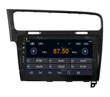 Autorradio de Ajuste Personalizado para Volkswagen Golf 7 Negro Android GPS Bluetooth WiFi Dab USB Pantalla táctil Full HD 10" procesador de 8 núcleos y comandos de Voz