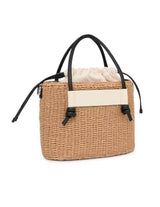 TOUS, Capazo Mediano Scoubidou Natural-Negro TU para Mujer, Beige, Talla única