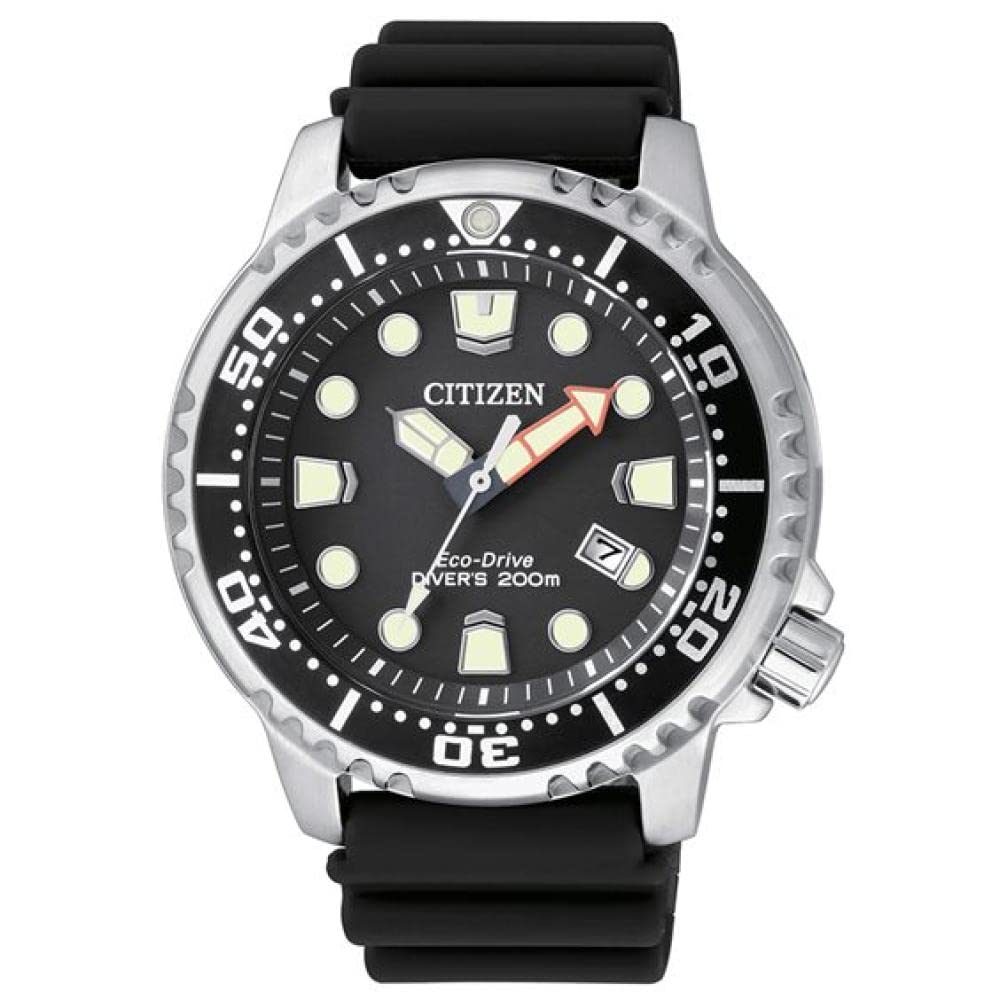 Citizen Reloj Analógico para Hombre de Eco-Drive con Correa en Caucho BN0150-10E