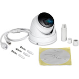 TRENDnet, TV-IP1515PI, Cámara de Red de torreta Fija IR H.265 PoE de 5 MP para Interiores/Exteriores, Carcasa con clasificación IP66, visión Nocturna IR de hasta 30 m (98 pies)