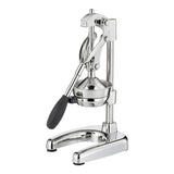 Cilio Exprimidor manual AMALFI | acero inoxidable | exprimidor manual para un 25% más de zumo | bajo esfuerzo | exprimidor profesional | 22,5 x 19,5 x 43,5 cm, cromado
