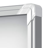 Nobo Vitrina Magnética para Exteriores con Cerradura para 8 Hojas A4, Premium Plus, Blanco, 1902579