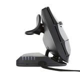 Contour Unimouse | Ratón de Juego ergonómico | Ratón con Cable | Ratón Vertical para Zurdos | Ángulo de 35 a 70 Grados | 6 Botones + Desplazamiento | para Windows y Mac Negro
