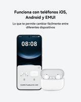 HUAWEI FreeBuds SE 4 ANC, Auriculares Inalambricos Bluetooth, 50 Horas de Duración de la Batería, Cancelación de Ruido Multimodo para Desplazamientos y Oficina, Ligeros de 4,3 g, Llamadas Bluetooth