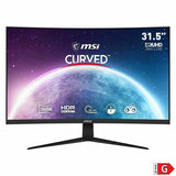 MSI G321CUV, Monitor Curvo Gaming 31.5", 4K UHD (3840 x 2160) 60 Hz, VA Curvatura 1500R, 16:9, 1 ms de Respuesta, 250 nits, HDR Ready, Negro