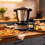 Cecotec Robot de Cocina Multifunción Mambo 11090. 1600 W, 37 Funciones, APP, Báscula y Jarra de 3,3 Litros de Acero inoxidable apta para Lavavajillas, Recetario y Accesorios