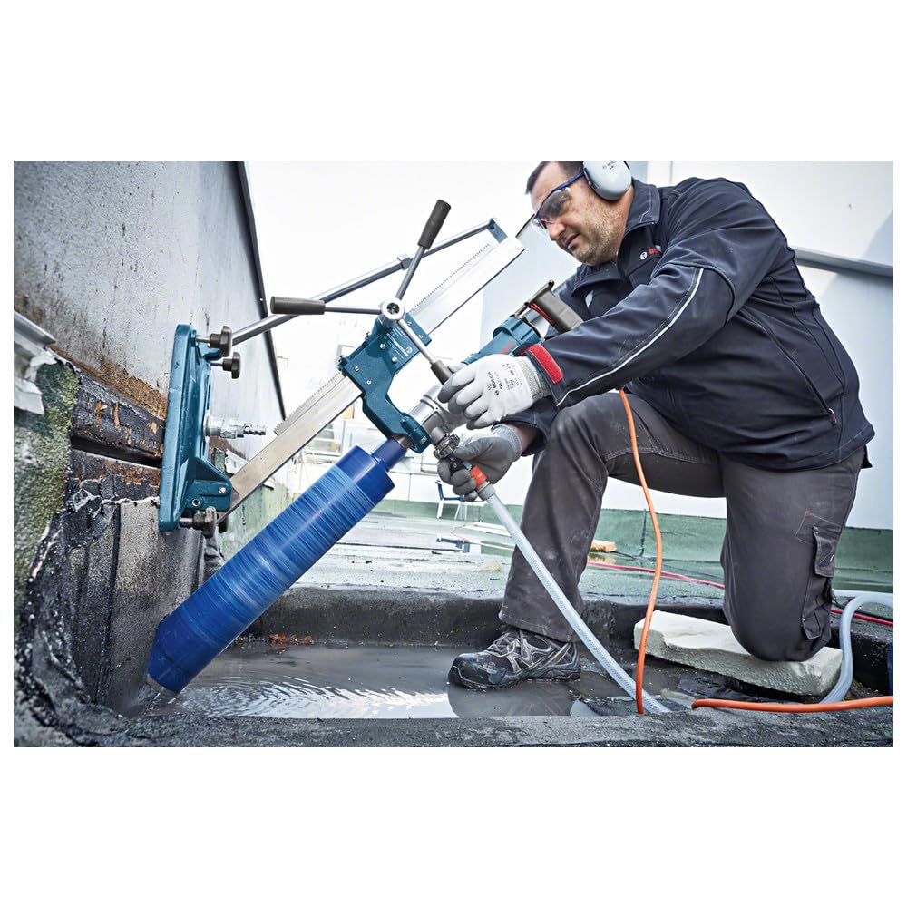 Bosch Professional GDB 180 WE- Perforadora de diamante (2000 W, Ø de perforación 180 mm, adaptador alimentación agua y aspiración, maletín)