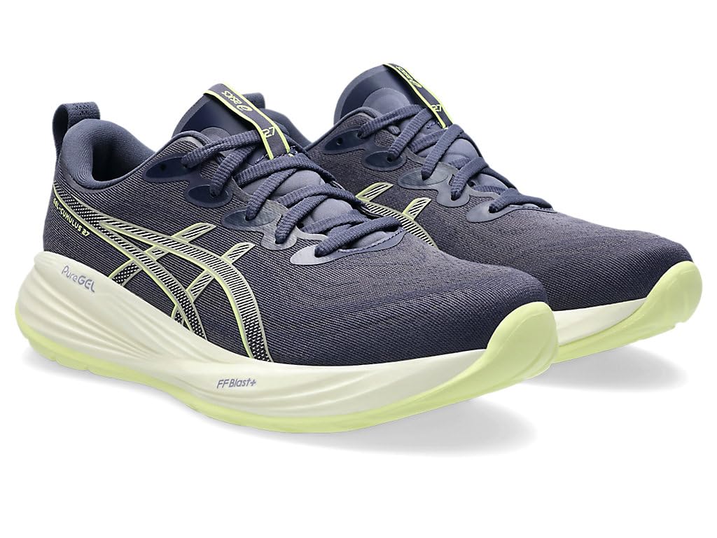 ASICS Gel-Cumulus 27, Sneaker Hombre, Indigo Fog Lucid Yellow, 44 EU