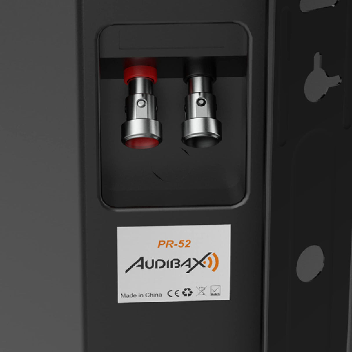 Audibax PR-52 Black Pareja Altavoces 100W Stereo con Soporte