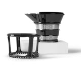 nutribullet Slow Juicer, nutribullet Exprimidor, exprimidor cold press, extractor de zumos de frutas y verduras, capacidad de 700ml, negro, NBJ500