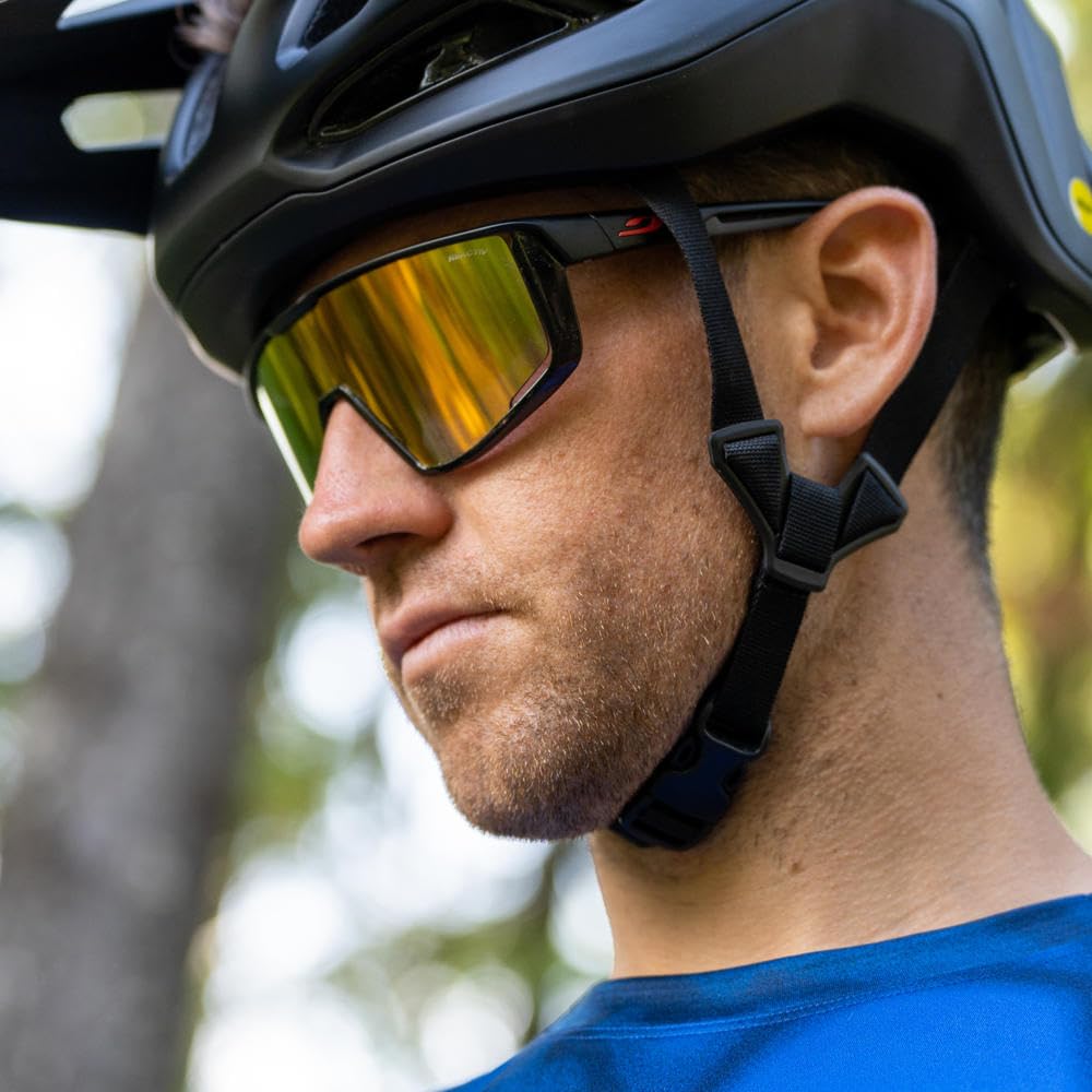 Julbo Fury Gafas de Sol, Negro/Negro, Talla única Unisex Adulto