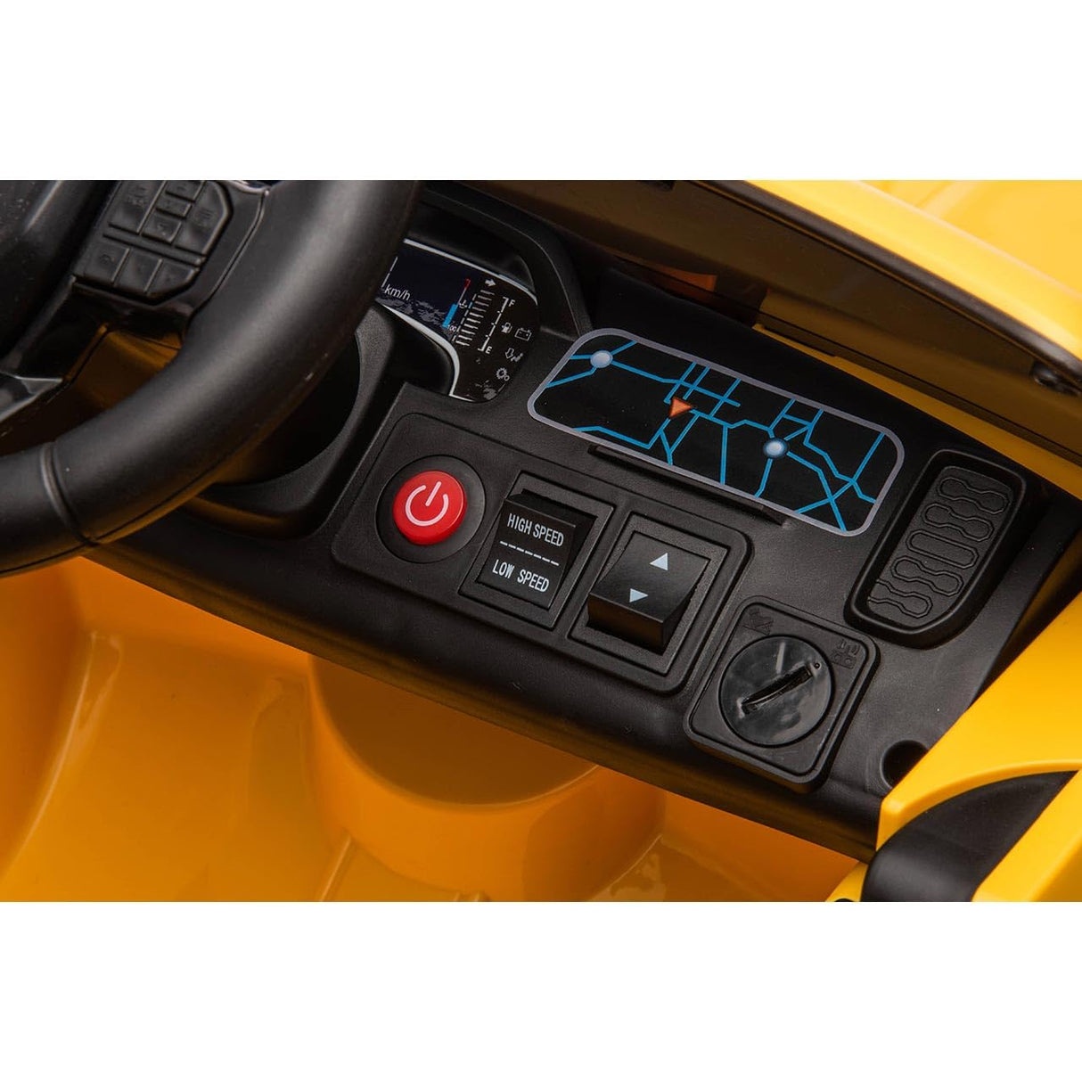 Tachan Vehículo eléctrico Ford Ranger (CPA Toy Group 711T00918), Color Amarillo